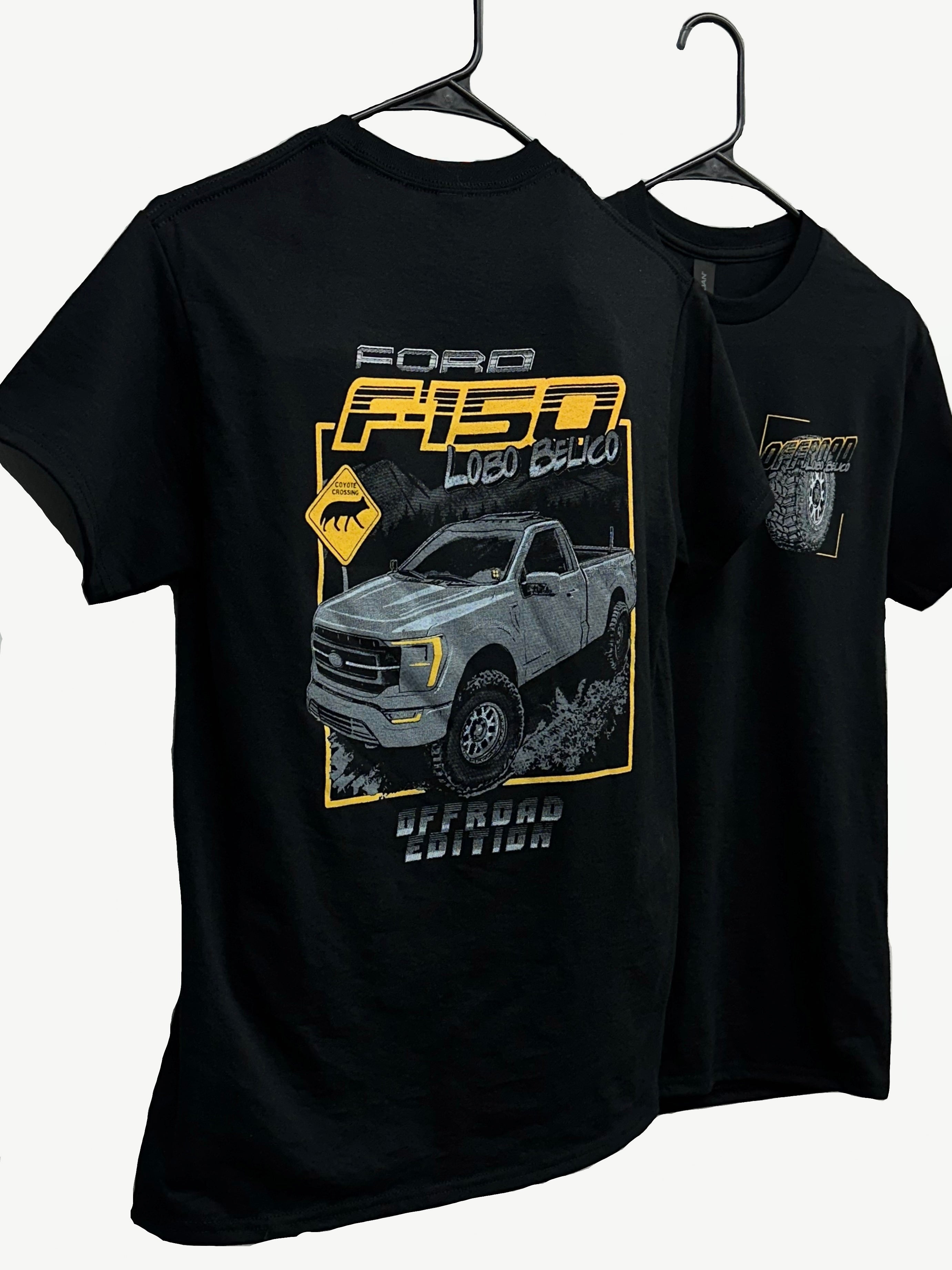 Ford F-150 "Lobo Belico" Off-Road Graphic T-Shirt – Black